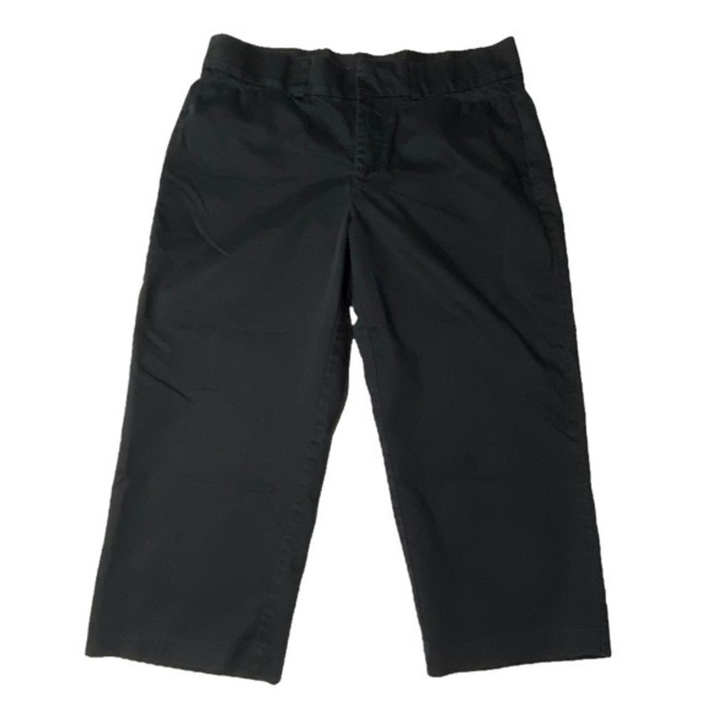 Dockers Black Capri Pants Womens Career Business Casual Spring Summer Size 12